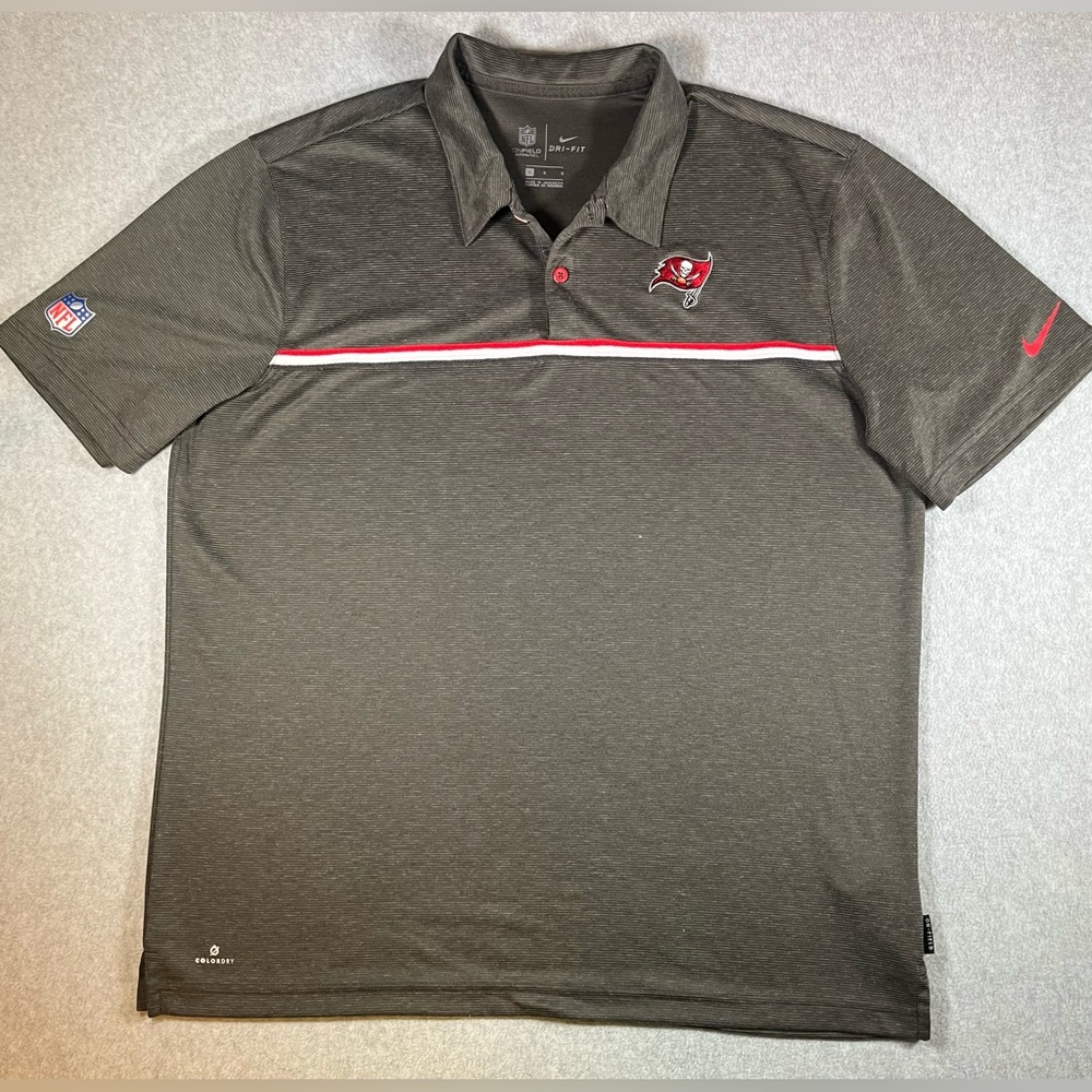 Tampa Bay Buccaneers | Nike | ColorDry Polo Shirt | US Men's Size Large |